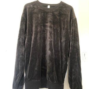 Velvet Crew Neck Sweater